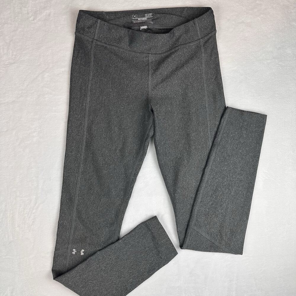 Women’s Under Armour Heat gear Size Small Petite Gray For ski Snow Winter Warmth